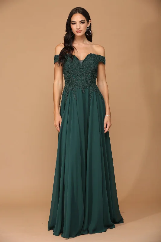 Hunter Green 2XL Long Off Shoulder Formal Chiffon Evening Dress Sale sweetheart Neckline Romantic Hunter Green 2XL Long Off Shoulder Formal Chiffon Evening Dress Sale sweetheart Neckline Romantic