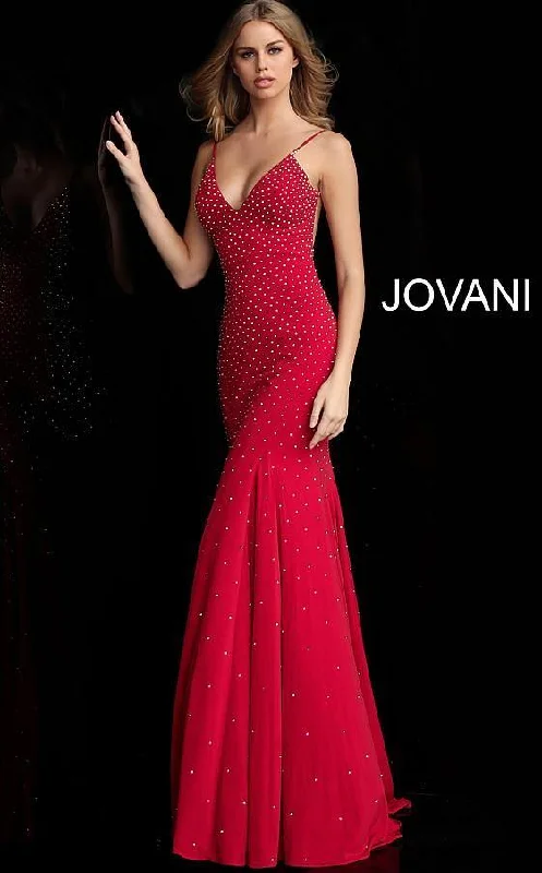 Jovani 63563 Prom Long Formal Fitted Evening Dress Tunics Travel practical