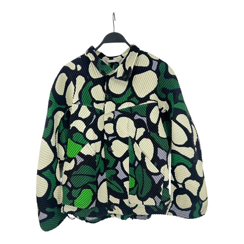 HOMME PLISSE ISSEY MIYAKE/LS Shirt/Multicolor/All Over Print/ Ribbed T-Shirt High Neck Heavyweight HOMME PLISSE ISSEY MIYAKE/LS Shirt/Multicolor/All Over Print/ Ribbed T-Shirt High Neck Heavyweight