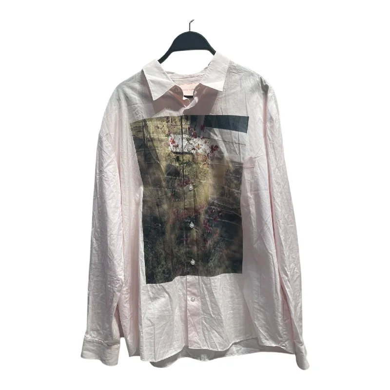 SIMONE ROCHA/H&M/Shirt/M/Cotton/PNK/ Faux Fur Fabric Real Fur Fabric Shearling Fabric SIMONE ROCHA/H&M/Shirt/M/Cotton/PNK/ Faux Fur Fabric Real Fur Fabric Shearling Fabric