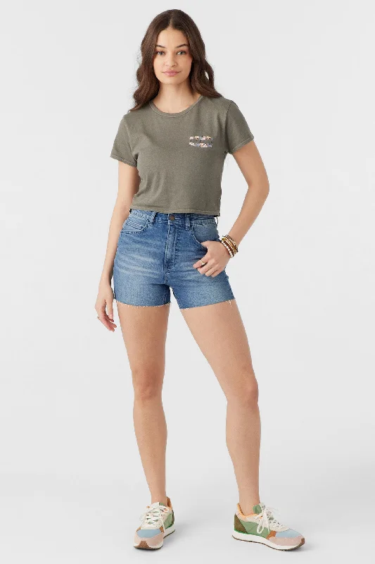 BOTANIC TEE Real Fur Shearling Chenille