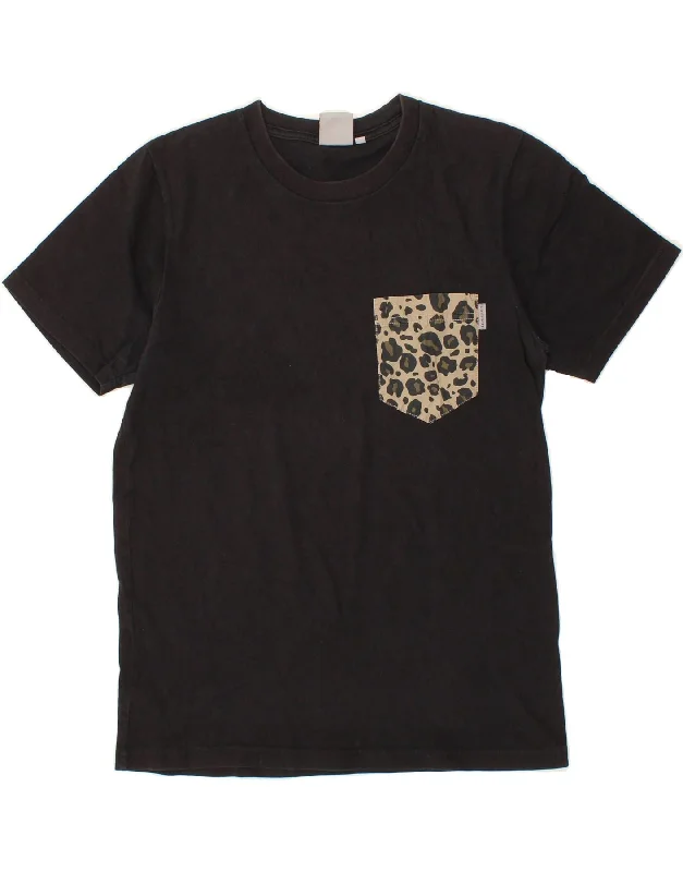 CARHARTT Womens T-Shirt Top UK 6 XS Black Cotton Cotton Fabric Linen Fabric Terry Fabric CARHARTT Womens T-Shirt Top UK 6 XS Black Cotton Cotton Fabric Linen Fabric Terry Fabric