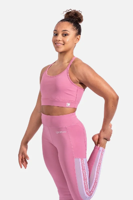 Energy Pink Crop Top Modern Contemporary Chic