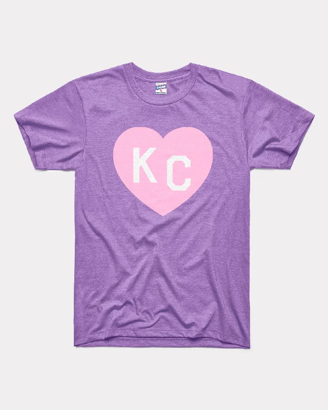Lavender KC Heart T-Shirt Elasticated Padded Insulated