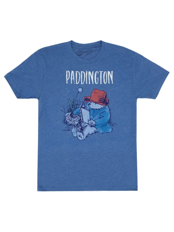 Paddington Bear Unisex T-Shirt Collared T-Shirt Boat Neck A-Line