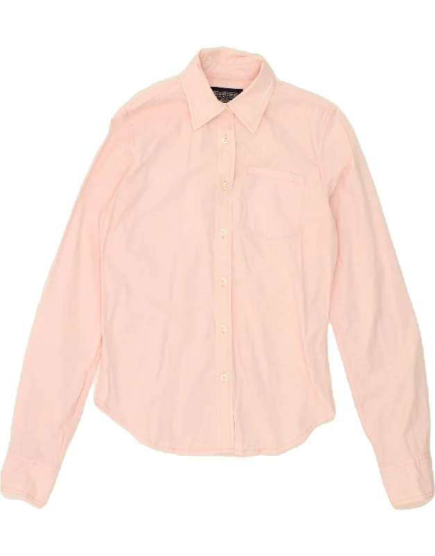 POLO RALPH LAUREN Womens Shirt UK 6 XS Pink Wool Fabric Cashmere Fabric Tweed Fabric POLO RALPH LAUREN Womens Shirt UK 6 XS Pink Wool Fabric Cashmere Fabric Tweed Fabric