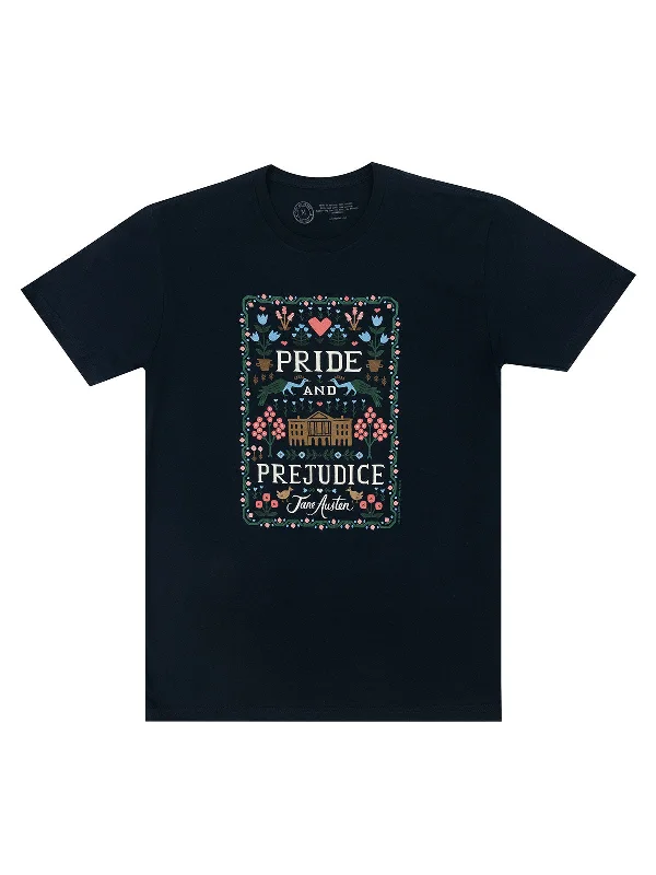 Pride and Prejudice (Puffin in Bloom) Unisex T-Shirt Layered Multi-layer Single Layer Pride and Prejudice (Puffin in Bloom) Unisex T-Shirt Layered Multi-layer Single Layer