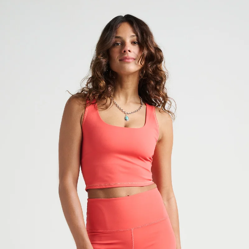 WOMEN'S HAPPENINGS CROP TOP Spandex Blend Rayon Blend Denim Blend