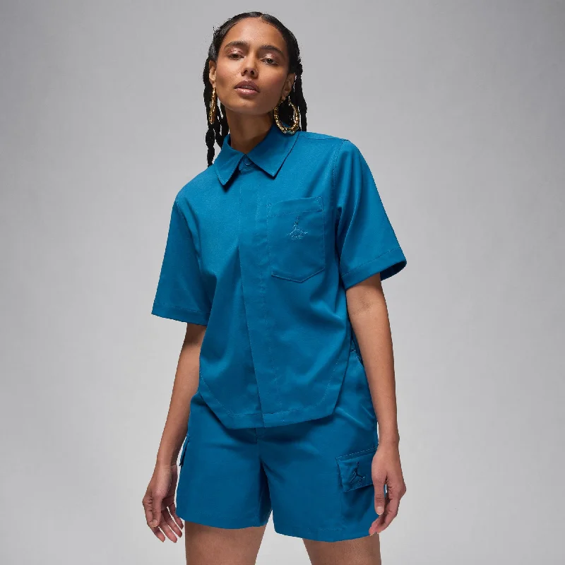 Jordan Woven Crop Top Anti-Pilling Machine Wash Handmade