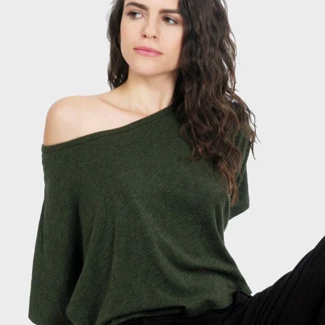 LUMI CROP TOP Asymmetrical Pockets Print
