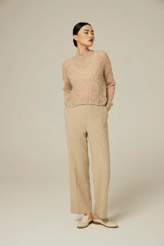 Women's cashmere trousers Trousers Floral Bohemian