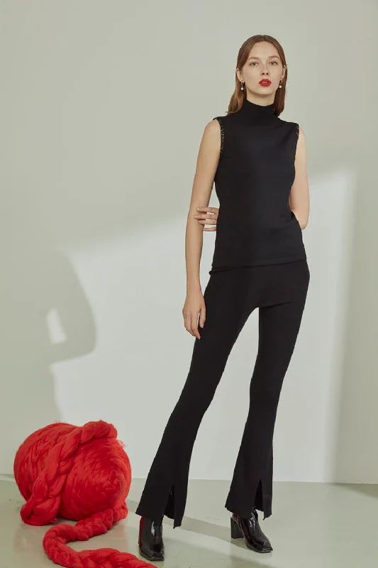 Stocking-stitch trousers Trousers Evening Elegant