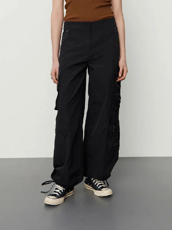 2NDDAY 2ND Edition Banks Trousers Black Trousers Yoga Stretchy
