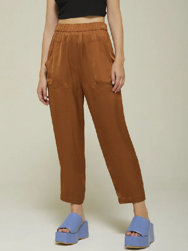 Ottod'Ame Trousers Brown Trousers Winter Warm