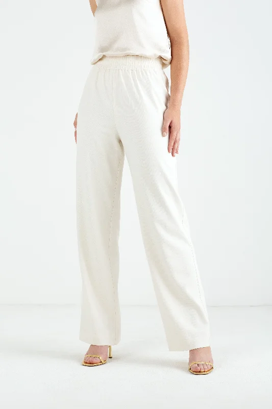 "The Tori" - Trousers (Cream) Trousers Timeless Classic