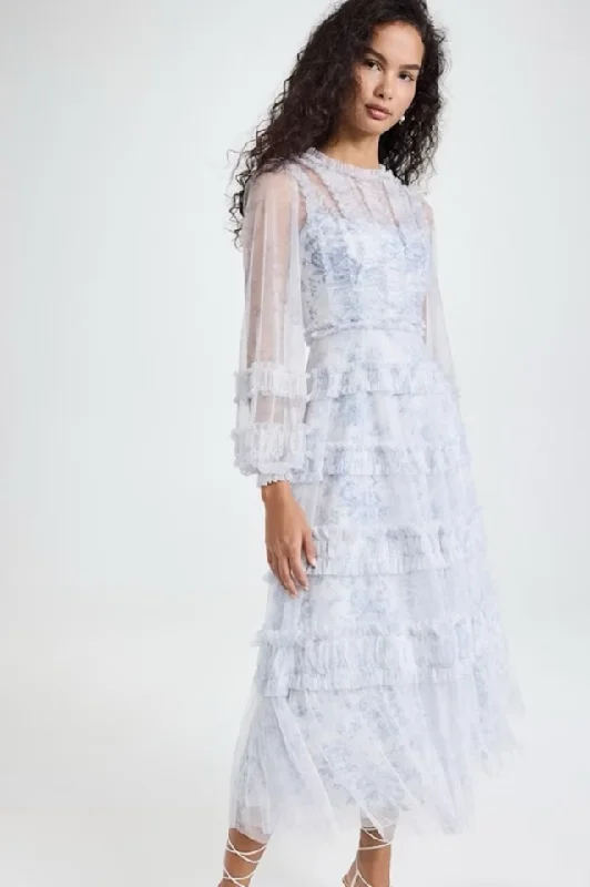 Araceli Long Sleeve Midi Dress Tunics Corduroy durable