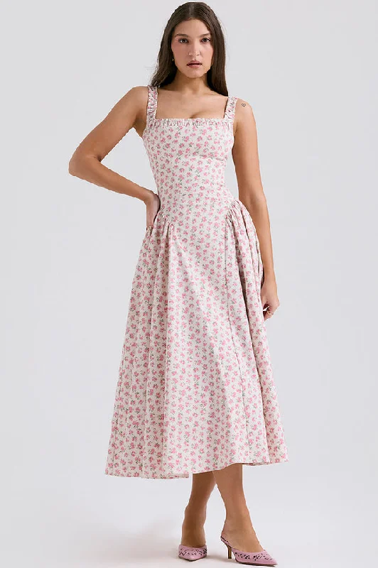 White Rosebud Print