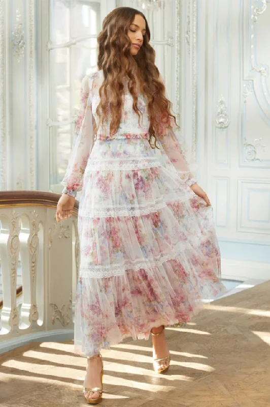 Floral Wonder Midi Dress Tunics Running lightweight
