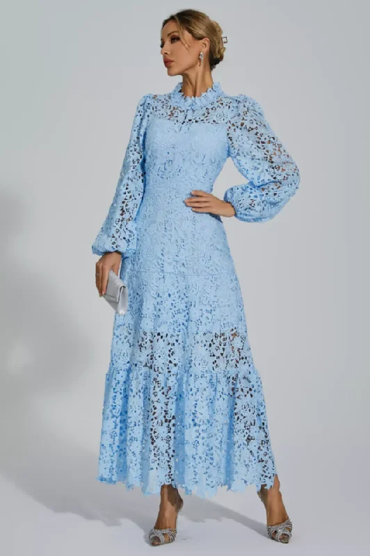 Julieta Cut Out Long Sleeve Dress Elegant Long Evening