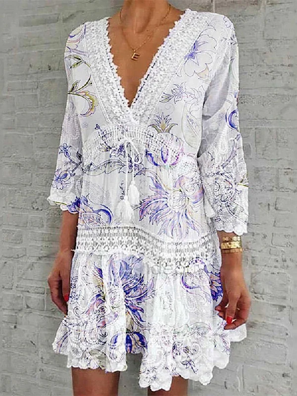 01 Floral Blue