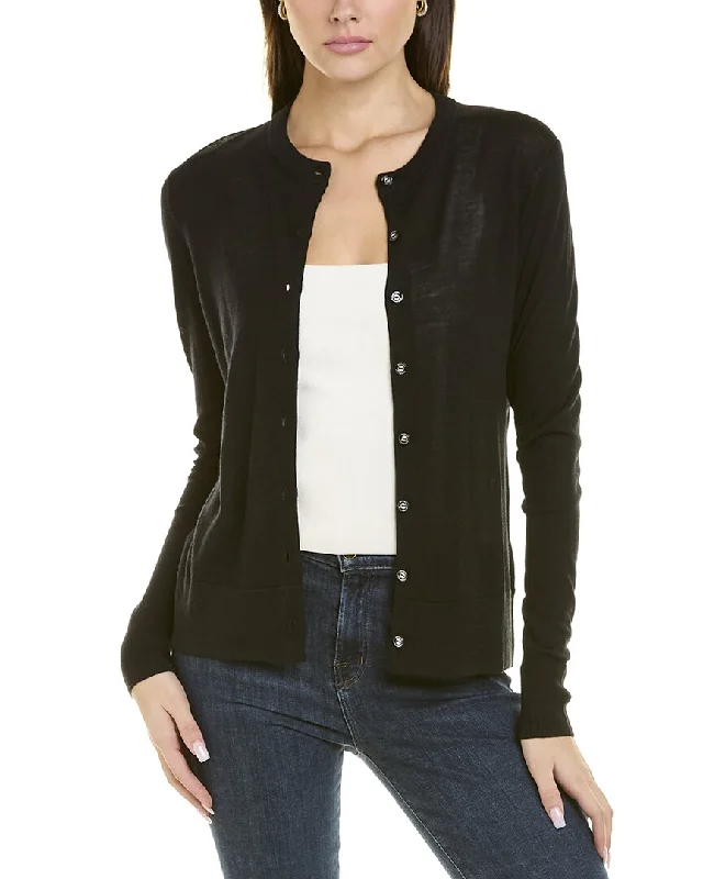 Brooks Brothers Wool Cardigan Front Pockets Side Pockets Patch Pockets
