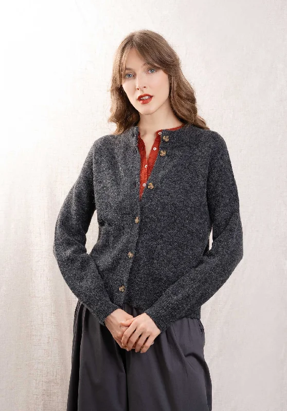 Cardigan Meriam Bcmi5 Meriam Bcmi510 Charcoal Print Jacquard Patchwork