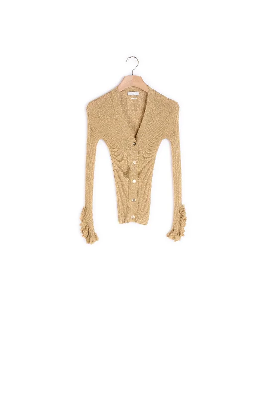 Cardigan en maille lurex Machine Wash Dry Clean Hand Wash
