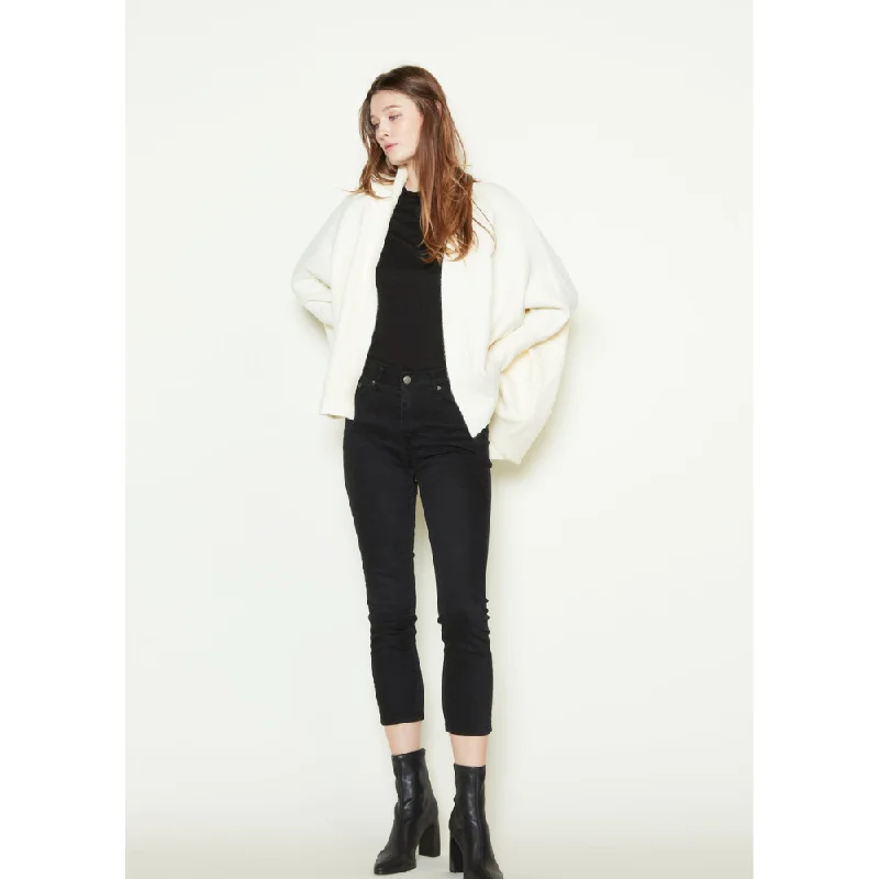Look By M Basic Cape Ivory Cardigan (Women's) Chenille Fabric Brocade Fabric Lace Fabric Look By M Basic Cape Ivory Cardigan (Women's) Chenille Fabric Brocade Fabric Lace Fabric