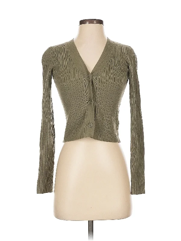 Cardigan Real Fur Shearling Chenille