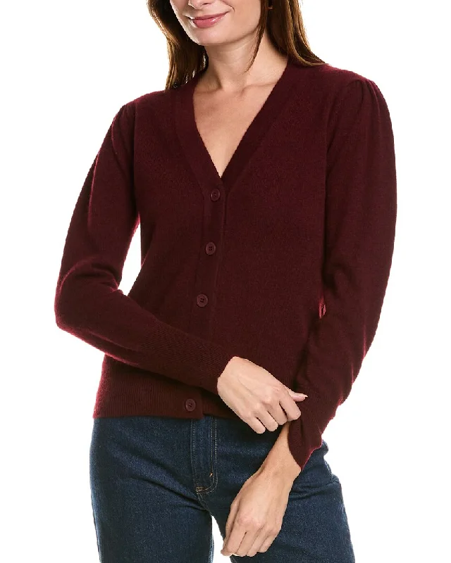 Forte Cashmere Buttoned Short Cashmere Cardigan Terry Blend Velvet Blend Canvas Blend Forte Cashmere Buttoned Short Cashmere Cardigan Terry Blend Velvet Blend Canvas Blend