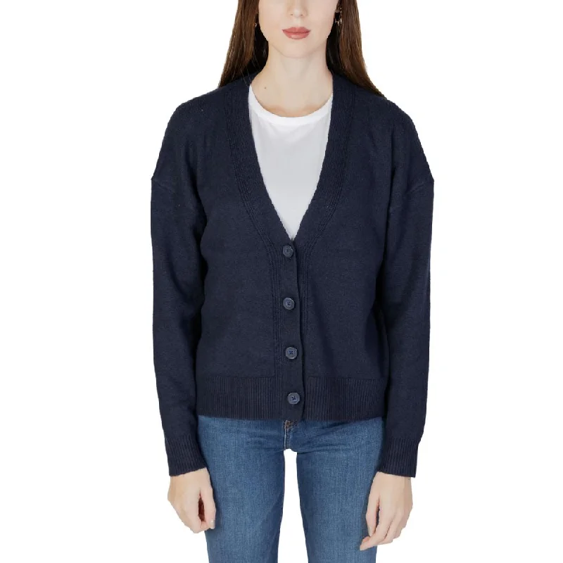 Street One  Cotton Women's Cardigan Front Pockets Side Pockets Patch Pockets