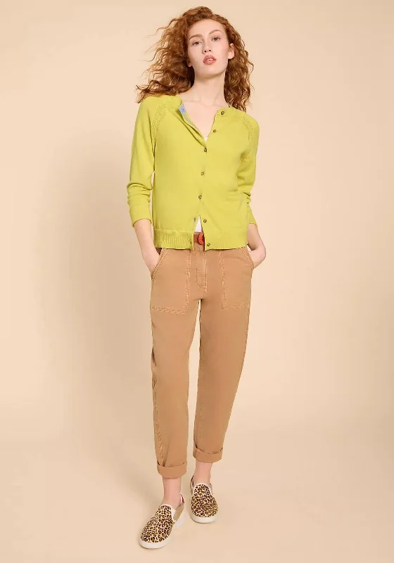 White Stuff Lulu Cardigan, Bright Yellow Hooded Caped Shawl Collar